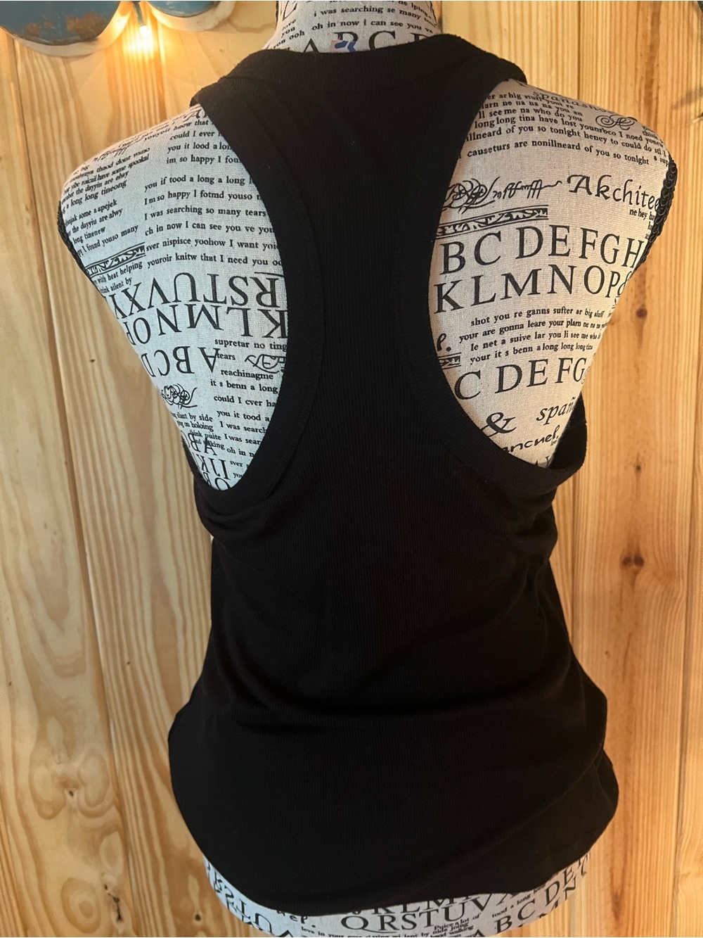 🖤Black Ribbed RacerbackTank Top🖤 - Picture 5 of 7